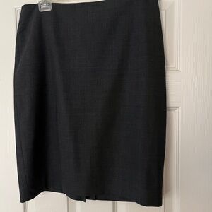 Wool Blend Jones New York Pencil Skirt with Stretch, Fully Lined